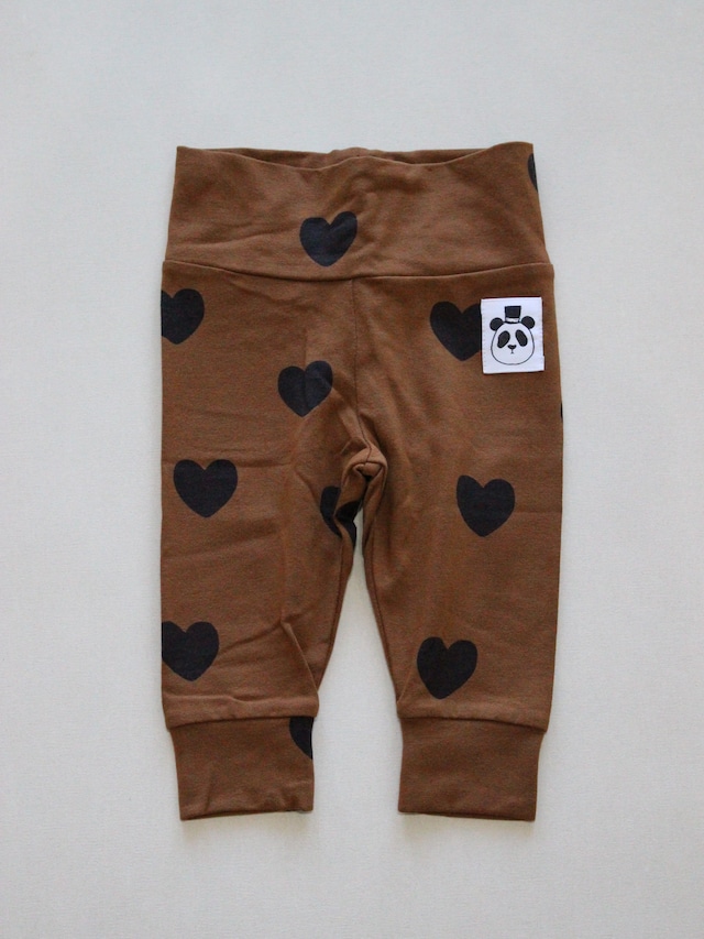 mini rodini  BASIC HEARTS NEWBORN LEGGINGS