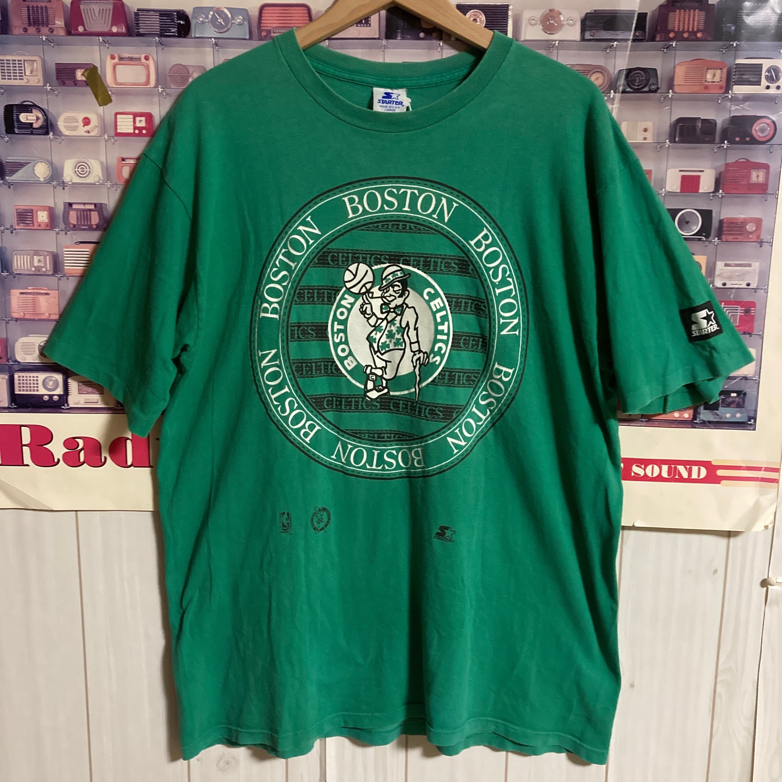 USA製90s STARTER NBA BOSTON CELTICS AUTENTIC GAME TEAM TEE USA製90s STARTER NBA BOSTON CELTICS AUTENTIC GAME TEAM TEE