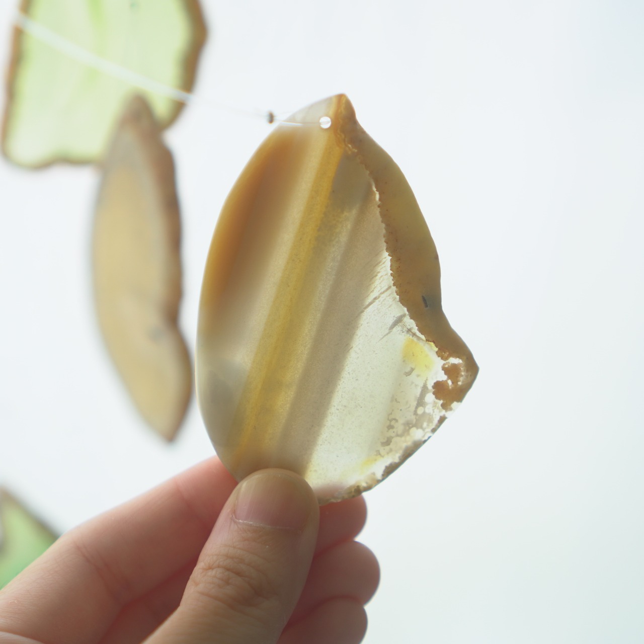 Natural Tree - アゲートヒーリングチャイム / Agate Sun Catcher Wind Chime 070