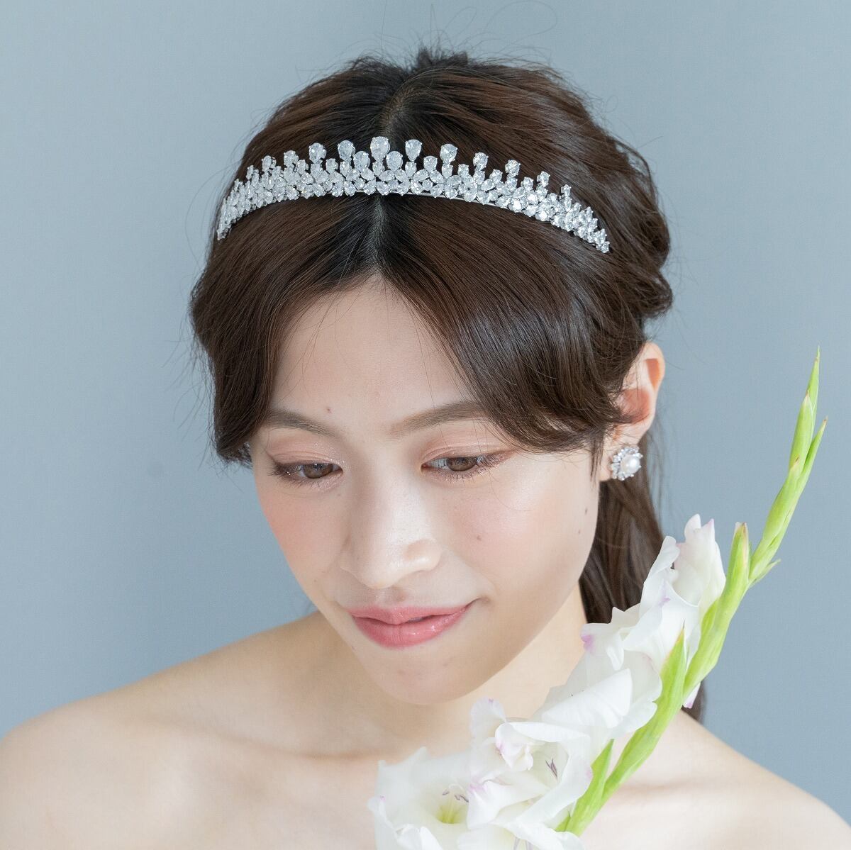 【値下げしました】ステラブライダル⭐️ウェディングジュエリーセット ステラブライダル ブライダルアクセサリー3点セット エヴァン・オリヴィア