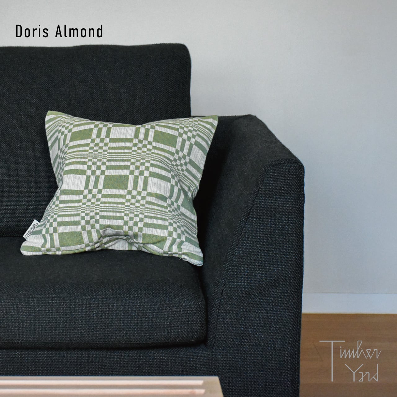 Zipped Cushion Cover Doris / 40×40cm / ドリス / ファスナー付き