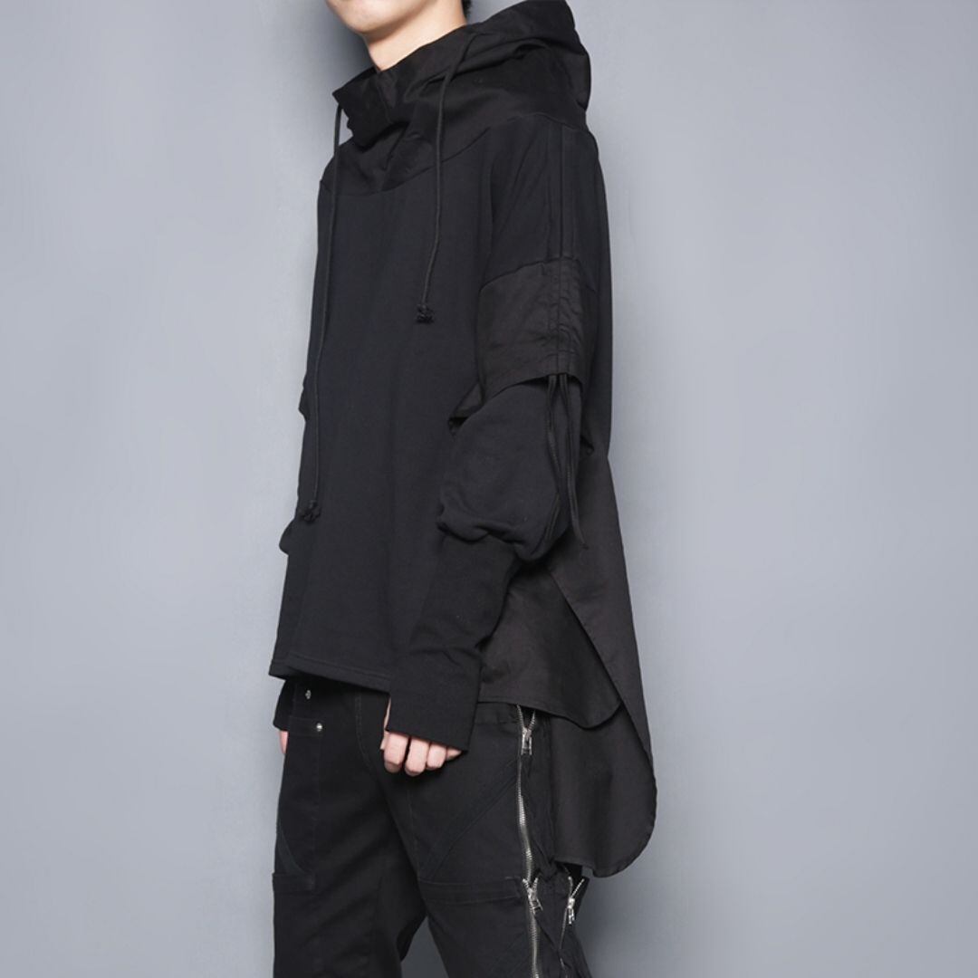 Design Loose Sweater with Hood