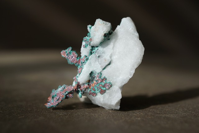 ミシガン州産自然銅/クォーツ  Native Copper/Quartz 1504