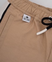 【mini】SIDE LINE LOGO EMBROIDERY BOARD SHORTS for KIDS［RSW069］