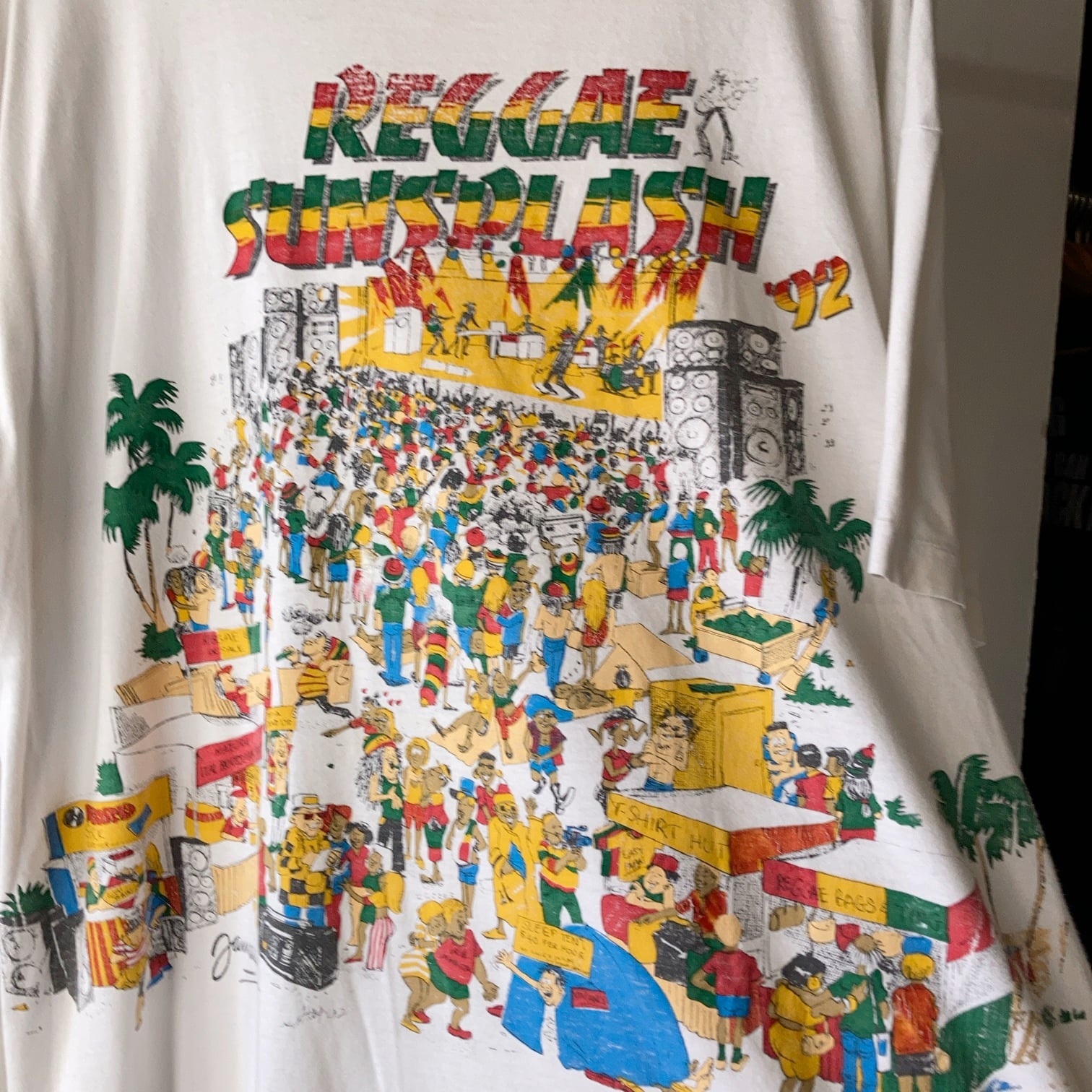 's "REGGAE SUNSPLASH" フェスTシャツ  SIZE XXLA