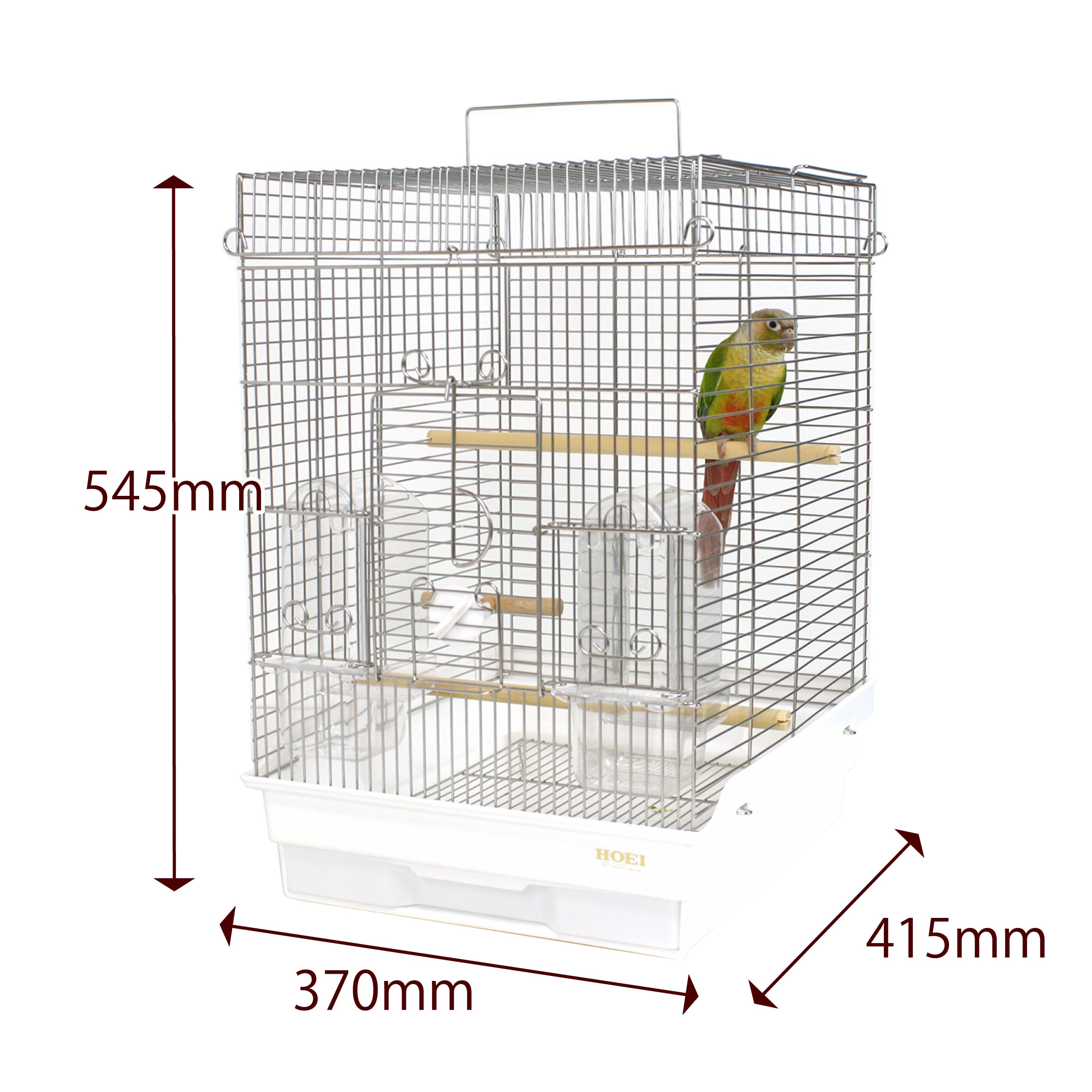 【HOEI】３５手のり横あみステンレス | 鳥かご・ペットケージの