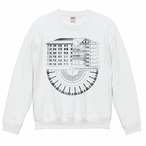 [白 / スウェット] ベンサム「パノプティコン構想図」1791