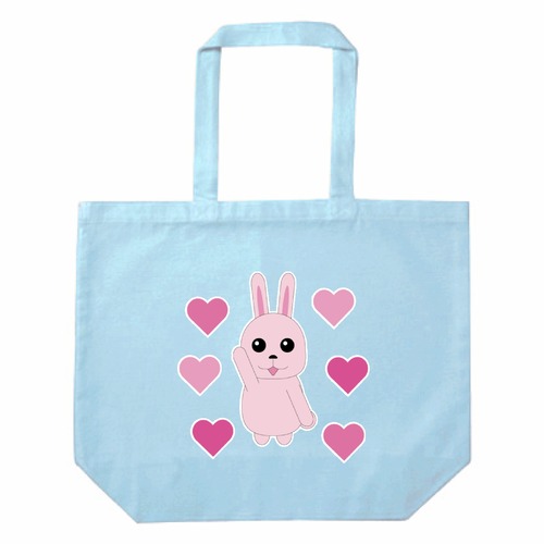 うさぎのラブレター(トートバッグ(L)B)