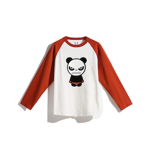 送料無料 【HIPANDA ハイパンダ】メンズ  ロゴプリント ロンT MEN'S PANDA PRINT LONG-SLEEVED T-SHIRT /  ORANGE・BLACK・BLUE