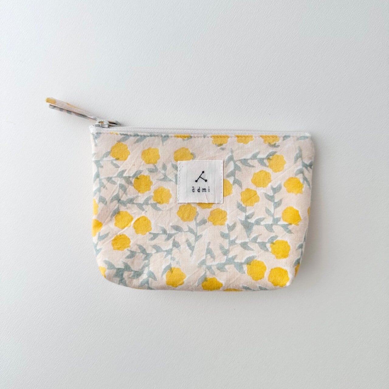 admi キルティングマチポーチS Diary 01 イエロー ad05