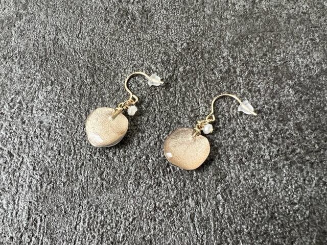 hakumokuren | ユーカリミニピアス ホワイト