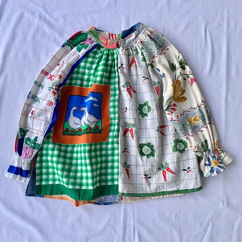 Handmade patchwork smock