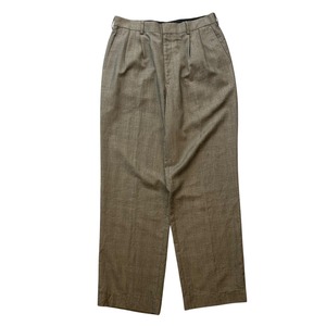 【古着】”GERGE" Check Slacks Pants