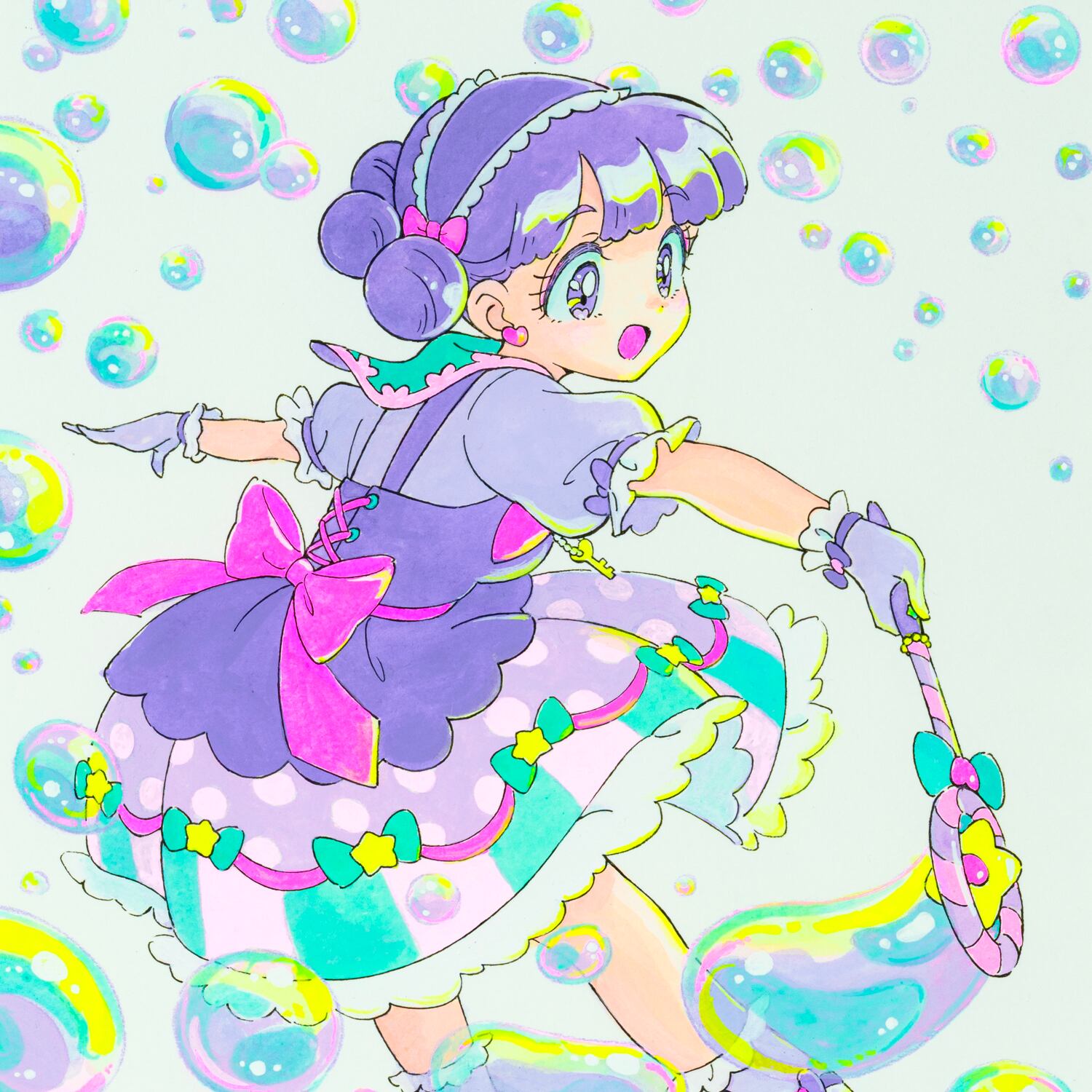 mog イラストレーター 原画 mog 原画 35 「June」 | TOKYO PiXEL. shop & gallery