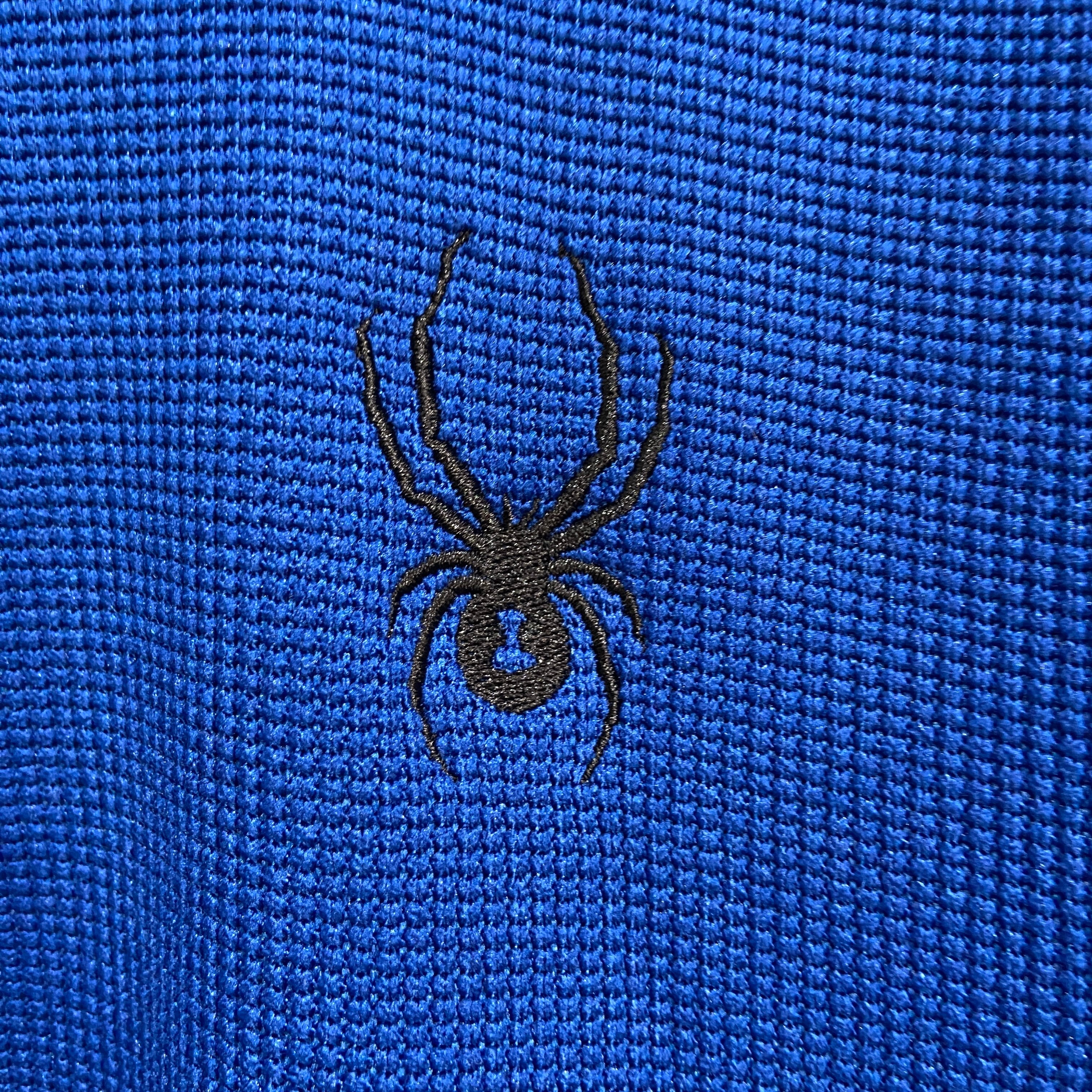 SPYDER スパイダー ハーフジップフリース S ブルー テック