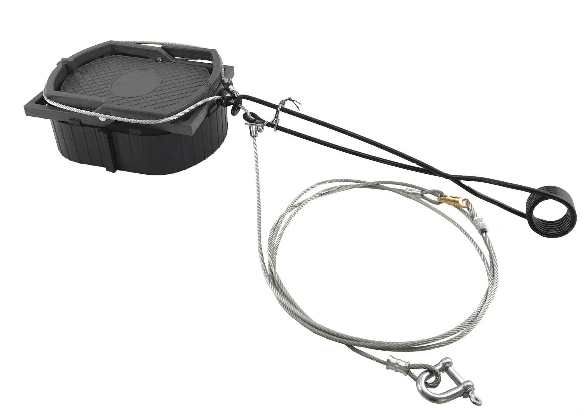 Wジャンプくくり罠※台座付き L型ねじりバネタイプお試し1セット