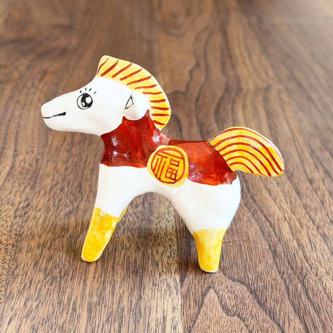 山口祥治 干支フィギュア 午(ウマ)「ウマジャロウ UJ-176」 工房:喜鶴製陶(有田焼)