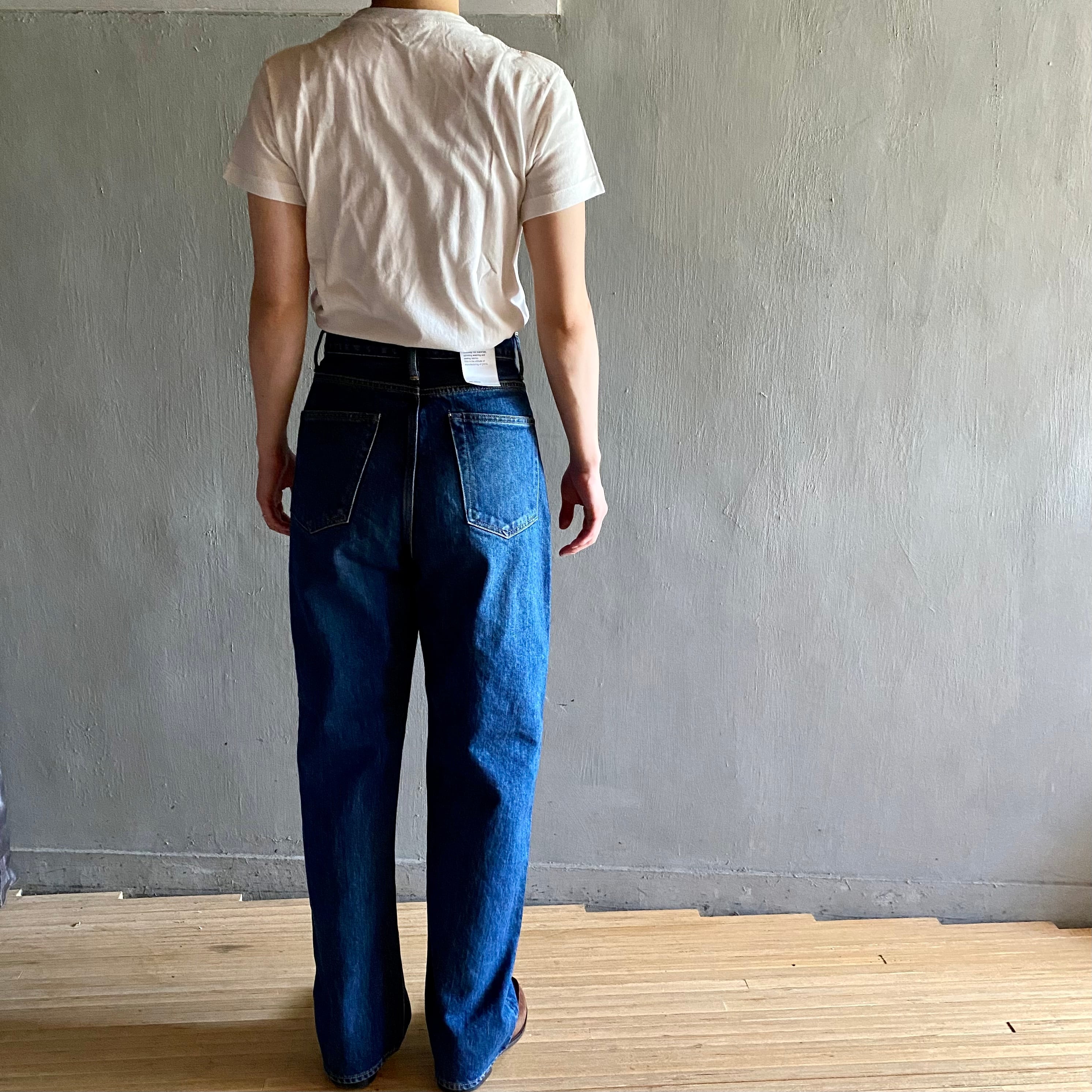 CIOTA/スビンコットン High-rise 5 Pocket Pants (13.5oz) women Dark