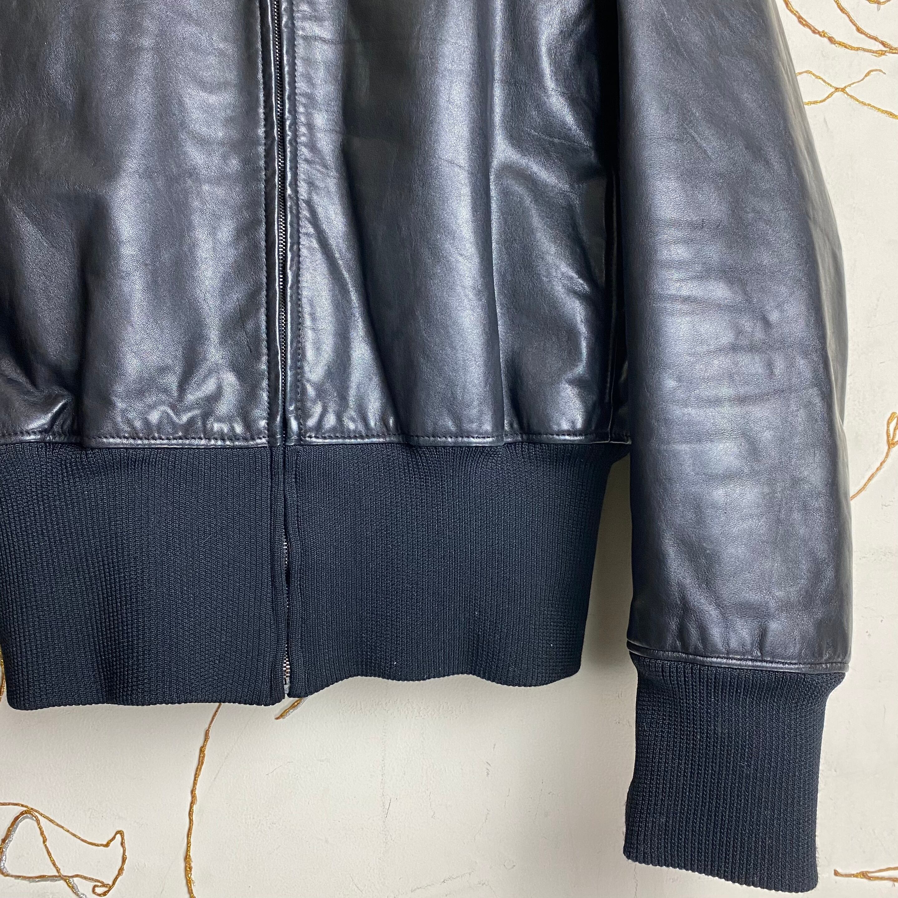 archive SAINT LAURENT by Hedi Slimane short length black leather 