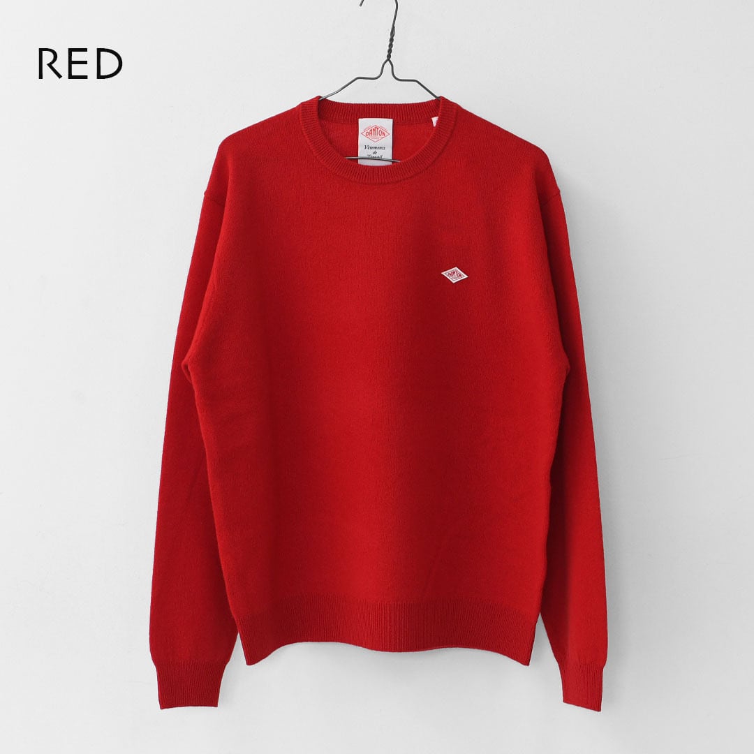 DANTON [ダントン] M LAMBSWOOL CREW NECK KNIT PULLOVER [DT-D0028LMW