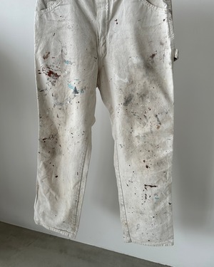 -Dickies- Vintage 00s white paintr pants
