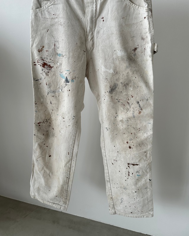 -Dickies- Vintage 00s white paintr pants