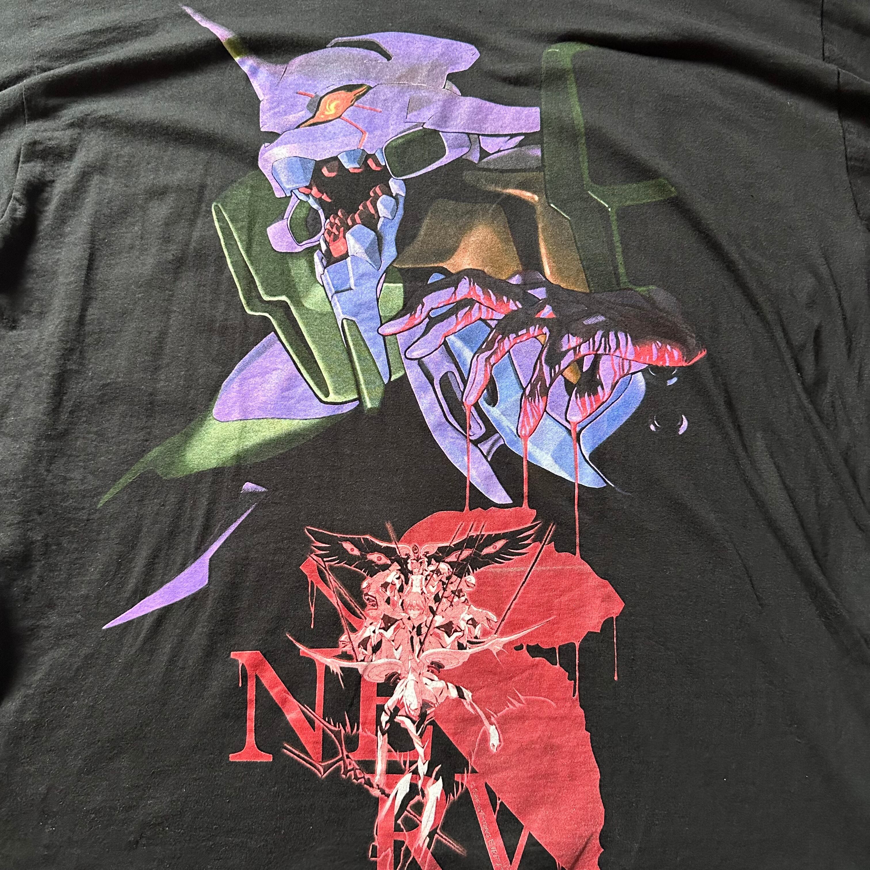 00's NEON GENESIS EVANGELION T-SHIRT EURO BOOTLEG DEAD STOCK ...