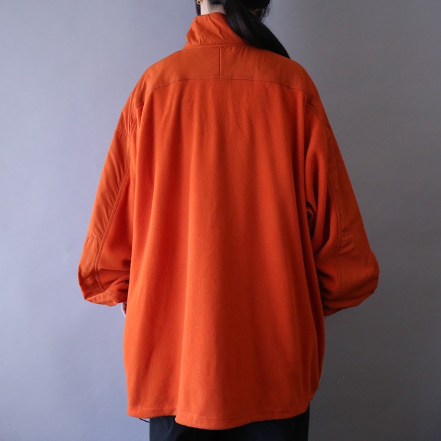 "KING SIZE "side taping design XXXL over silhouette fleece jacket