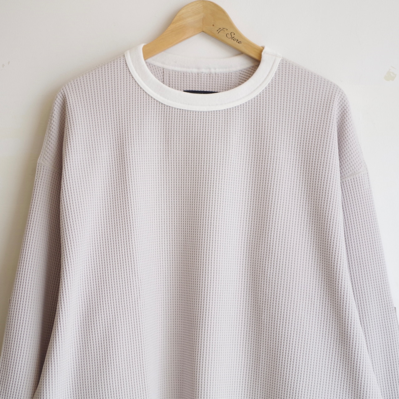 meanswhile SOLOTEX® WAFFLE L/S TEE 再入荷