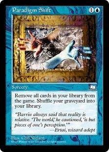 パラダイムシフト 4枚セット 英語版 LP程度 MTG 再録禁止 MTG《パラダイム・シフト/Paradigm Shift(WTH)》英語 | PAY ID