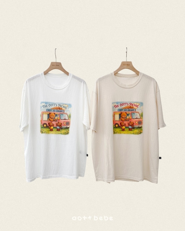 《予約・取り寄せ》Haute Picnic T-Shirt / oottbebe(Adult size)