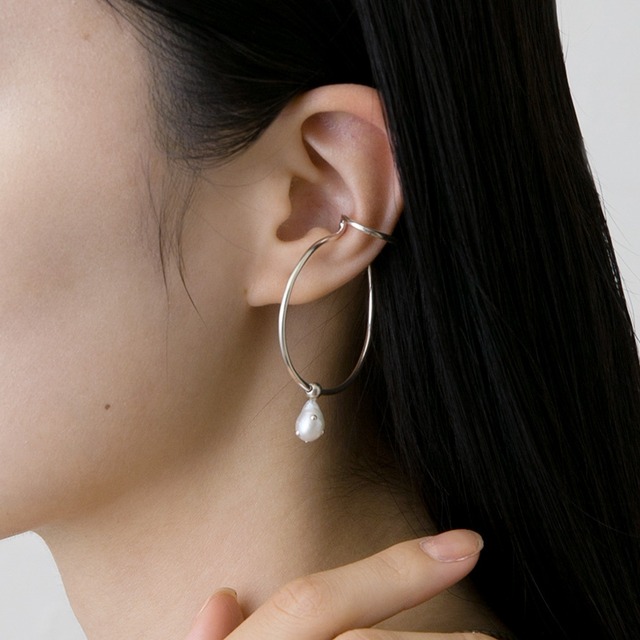 Aperdiem(アペルディエム)Suit Rectangle ピアス / SILVER