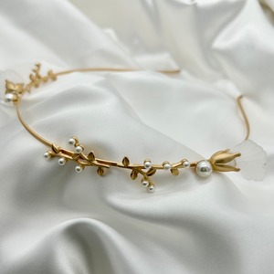 Sereno:Head Band/フロストブラン　ヘアアクセ　ヘッドバンド　カチューシャ　セレーノ　結婚式　ブライダル　パーティー　入学式　卒業式　成人式　オケージョン