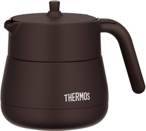 【数量限り】サーモス 真空断熱ティーポット ストレーナー付き 450ml ブラウン TTE-450 BW