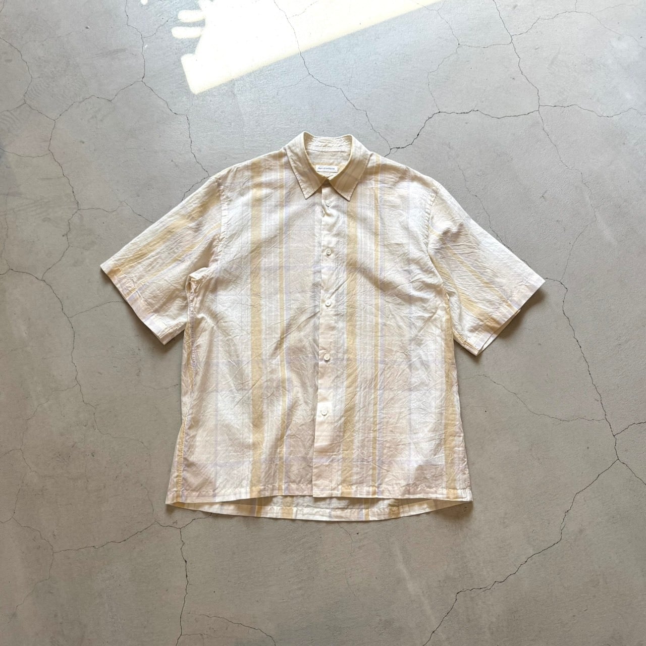 KAPTAIN SUNSHINE GauzePlaidPlainSS Shirt