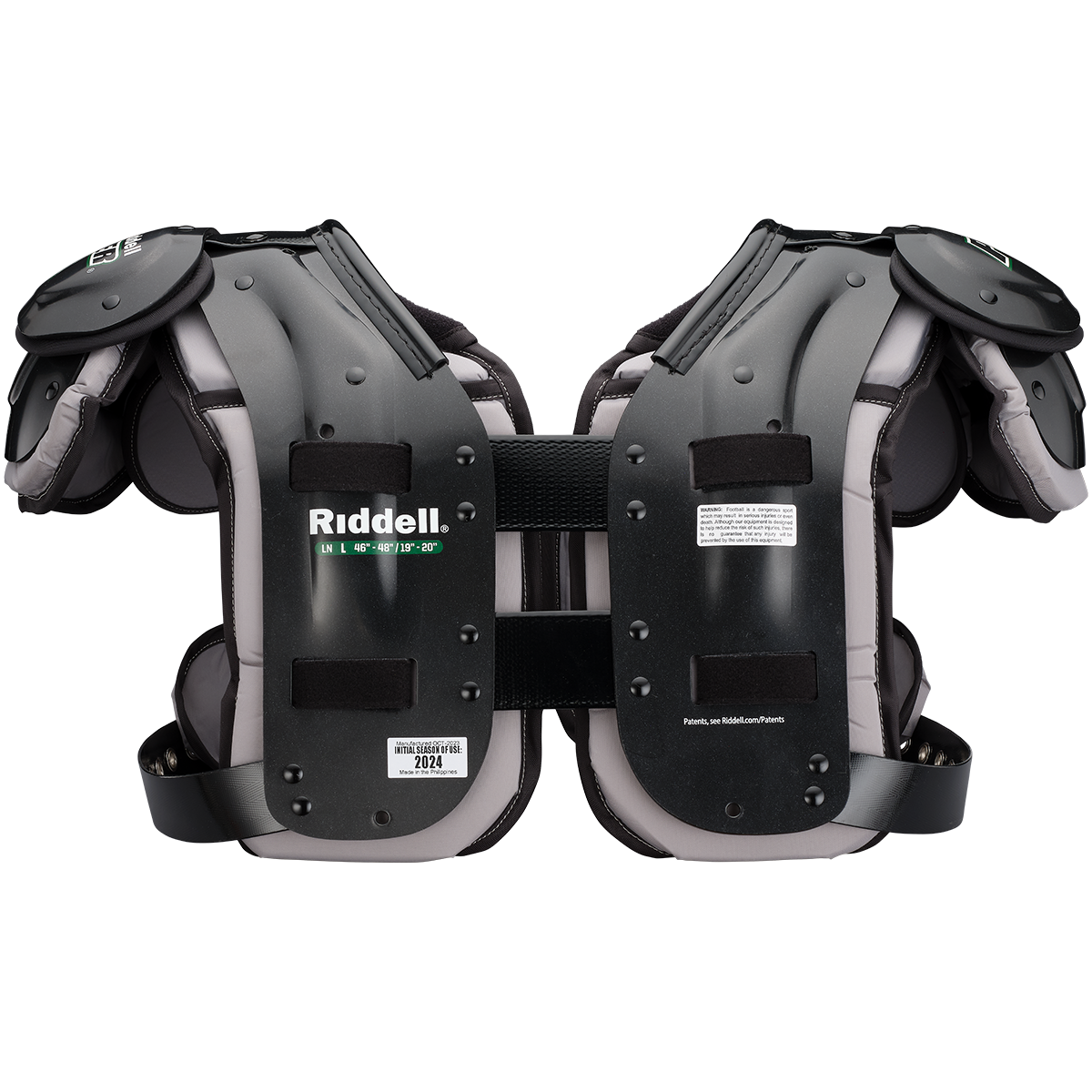 アメリカ　ショルダーパッド　Riddel PM340 SM アメフト ショルダー リデル Sサイズ リデル ショルダーパッド パワー