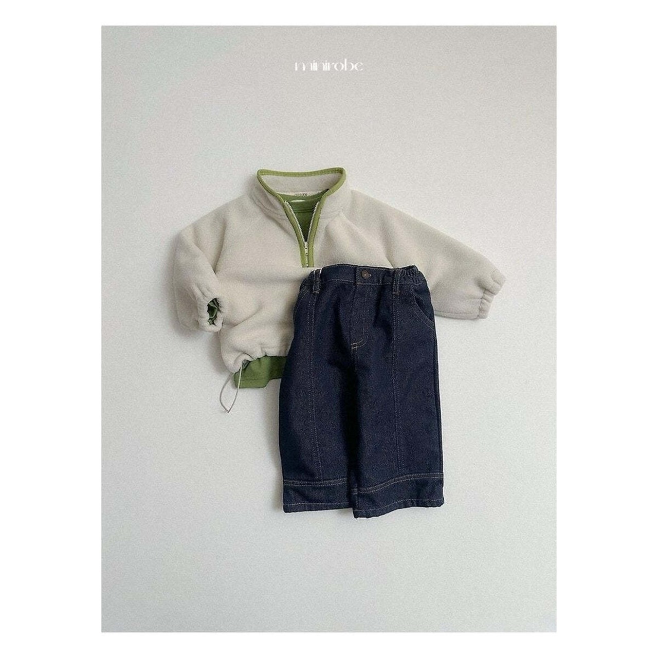 【取寄】minirobe ルーズベーシックTシャツ｜冬服｜韓国子供服