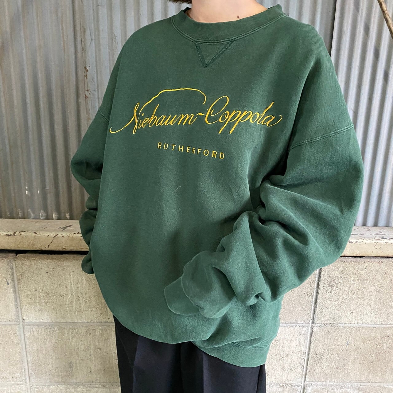 USA製 90年代 ニーバム・コッポラ プリント スウェットシャツ メンズXL