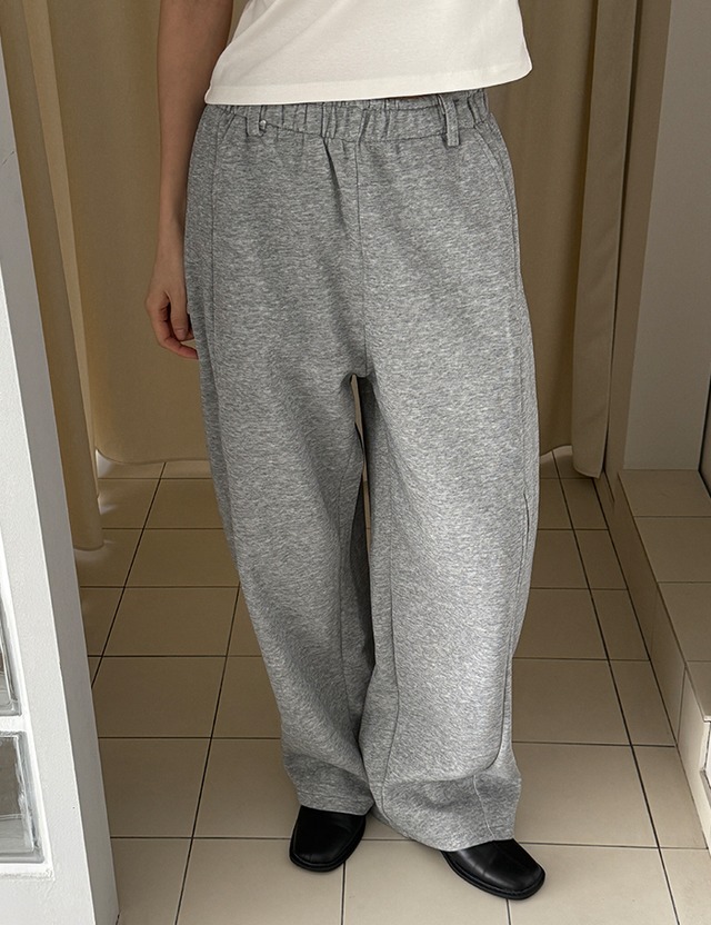 【新作5％OFF・3日間】Wide-easy Sweat Pants_2colors