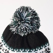 【gifthatオリジナル】フェアアイル柄ジャガードPOMPOM