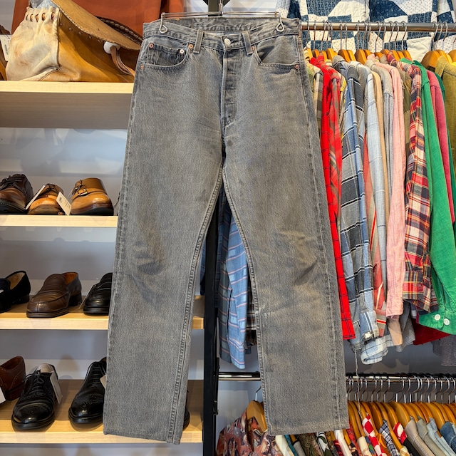 1990s LEVI'S 501 DENIM PANT 先染ブラック W31 L30.5