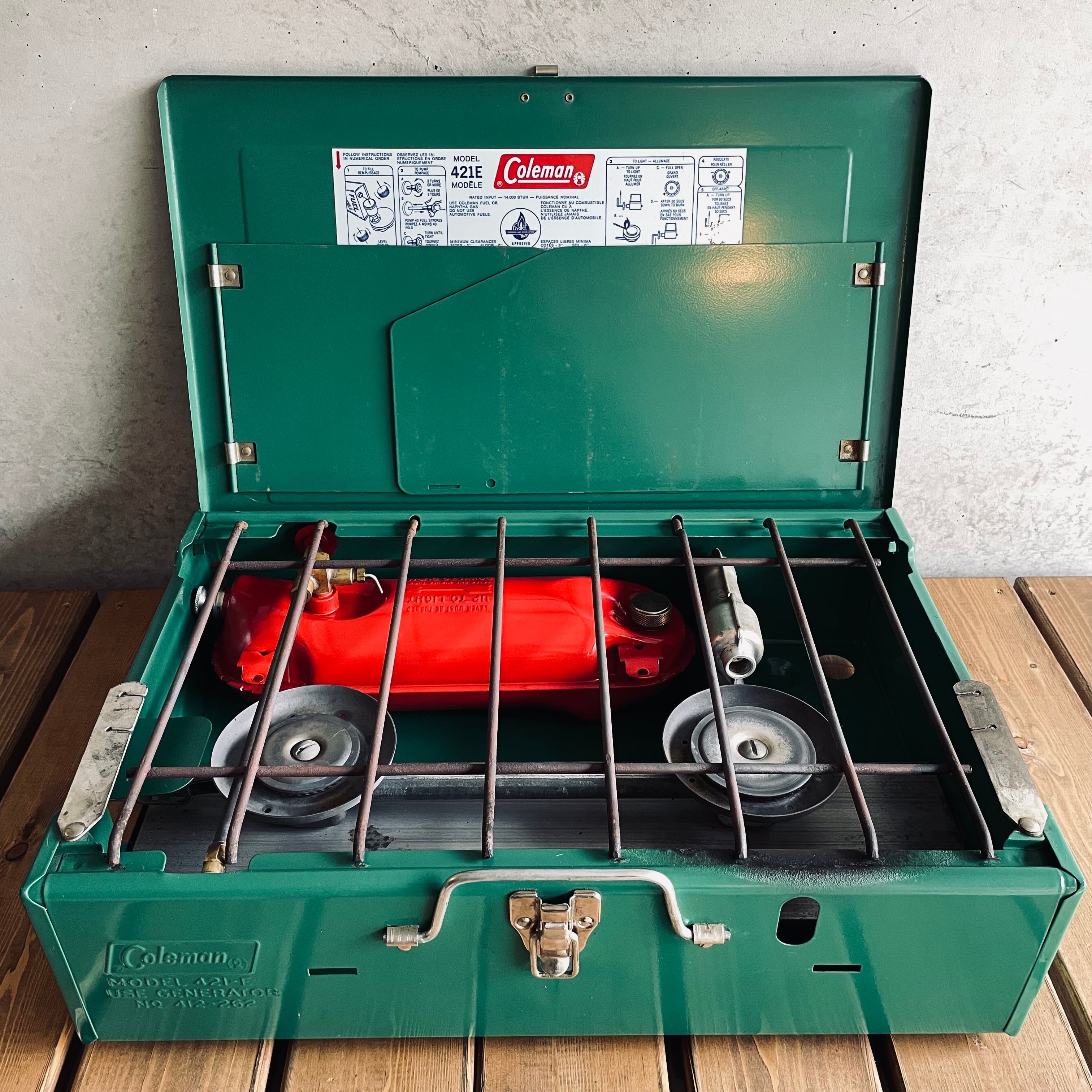 コールマン 421E ツーバーナー ツーリスト 赤タンク コンパクト カナダ