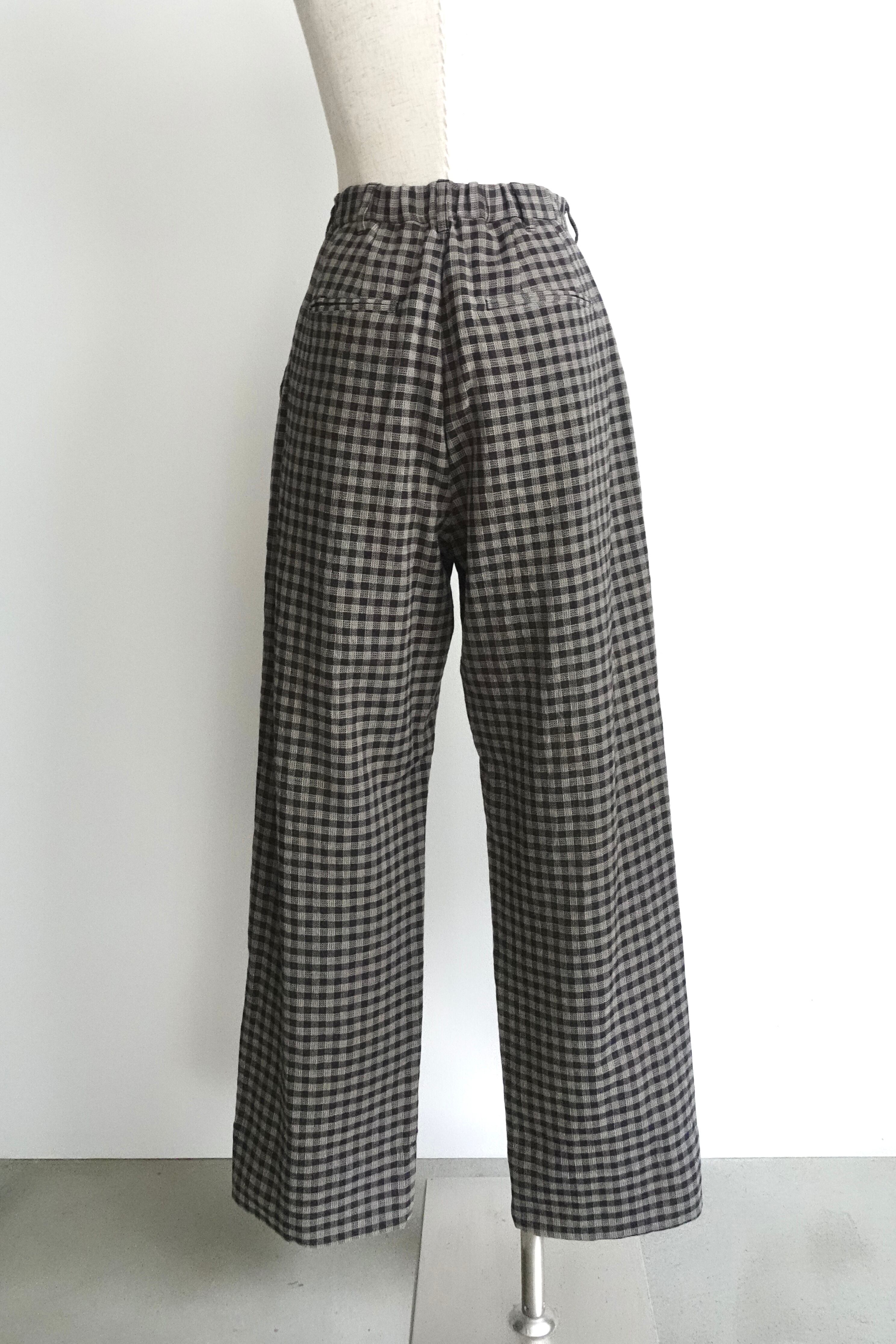 ERiKOKATORi】check cotton pants | TOLMA.