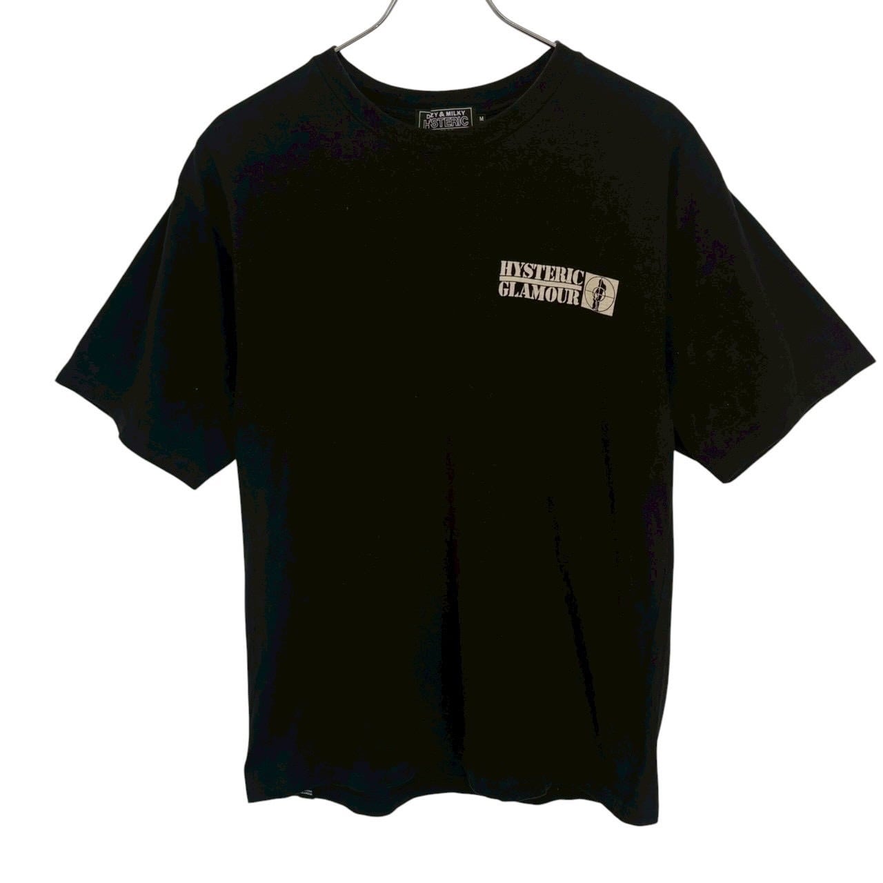 HYSTERIC GLAMOUR HYSTERICS Tシャツ ブラック M HYSTERIC GLAMOUR ヒステリックグラマー Tシャツ M バックロゴ