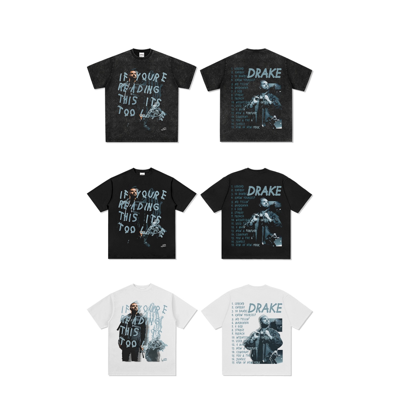 VINTAGE ストリート Drake Tシャツ T891