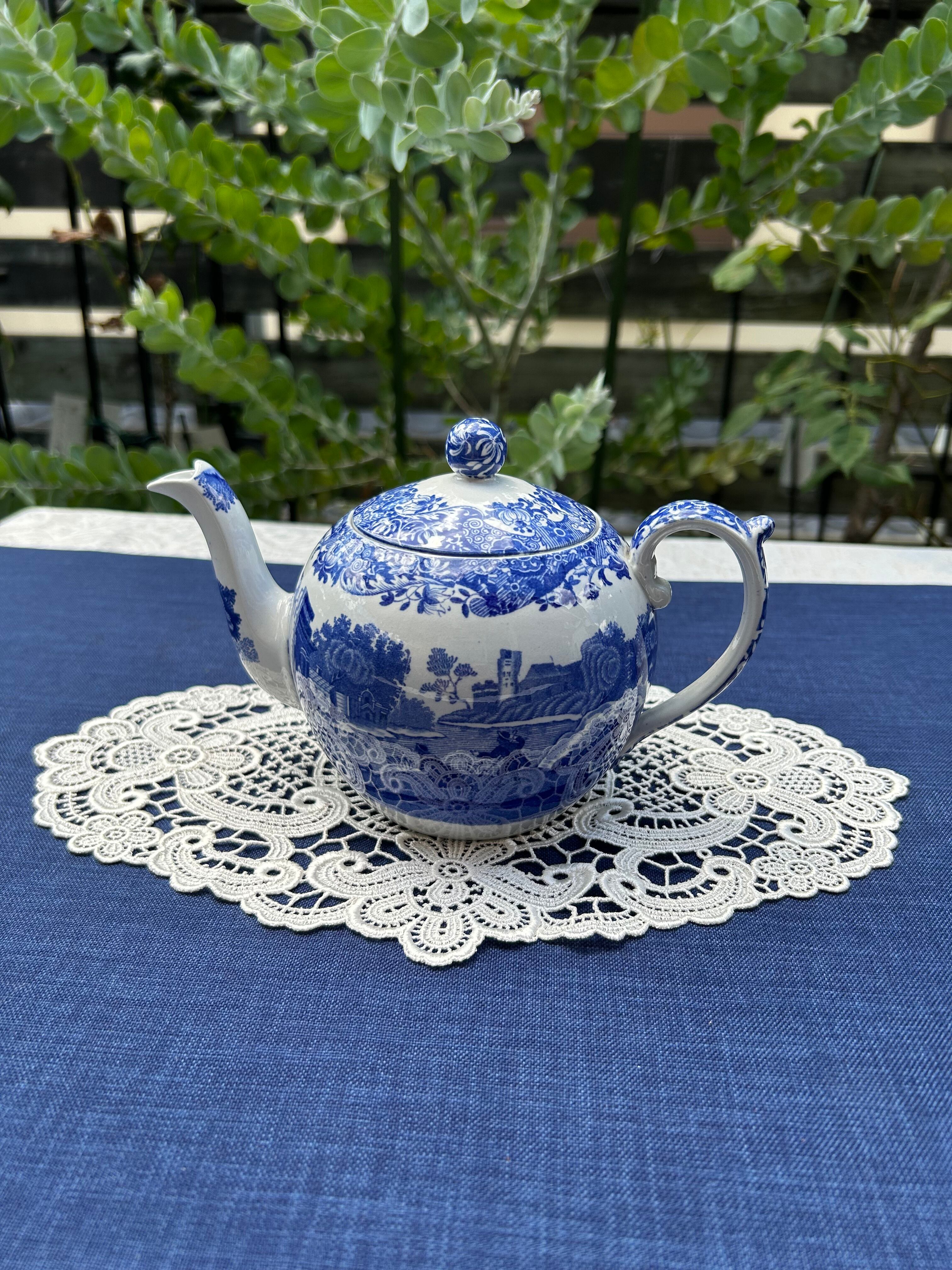 SPODE社　ブルーイタリアン　ティーポットラウンド②