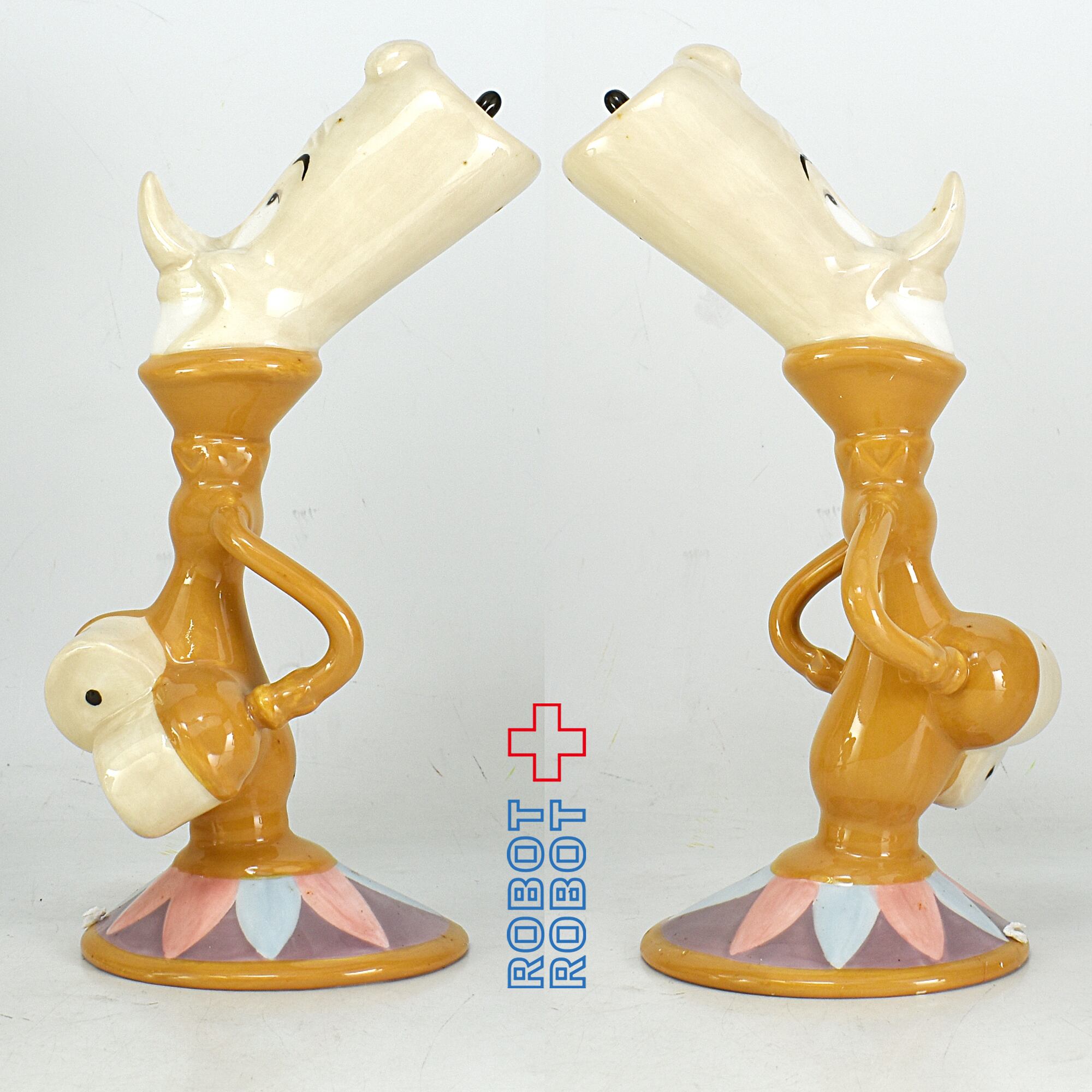美女と野獣 10周年 ティー5点セット 陶器 フィギュアリン 美女と野獣 10周年 ティーセット 陶器 フィギュアリン 箱付 | ROBOTROBOT