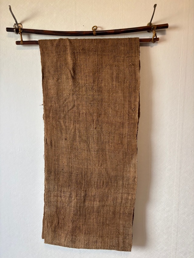 ざっくり 草木染ヘンプロール その３ 麻布