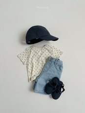 【取寄/韓国直送】minirobe 26/SM リトルドットTシャツ｜夏服｜韓国子供服