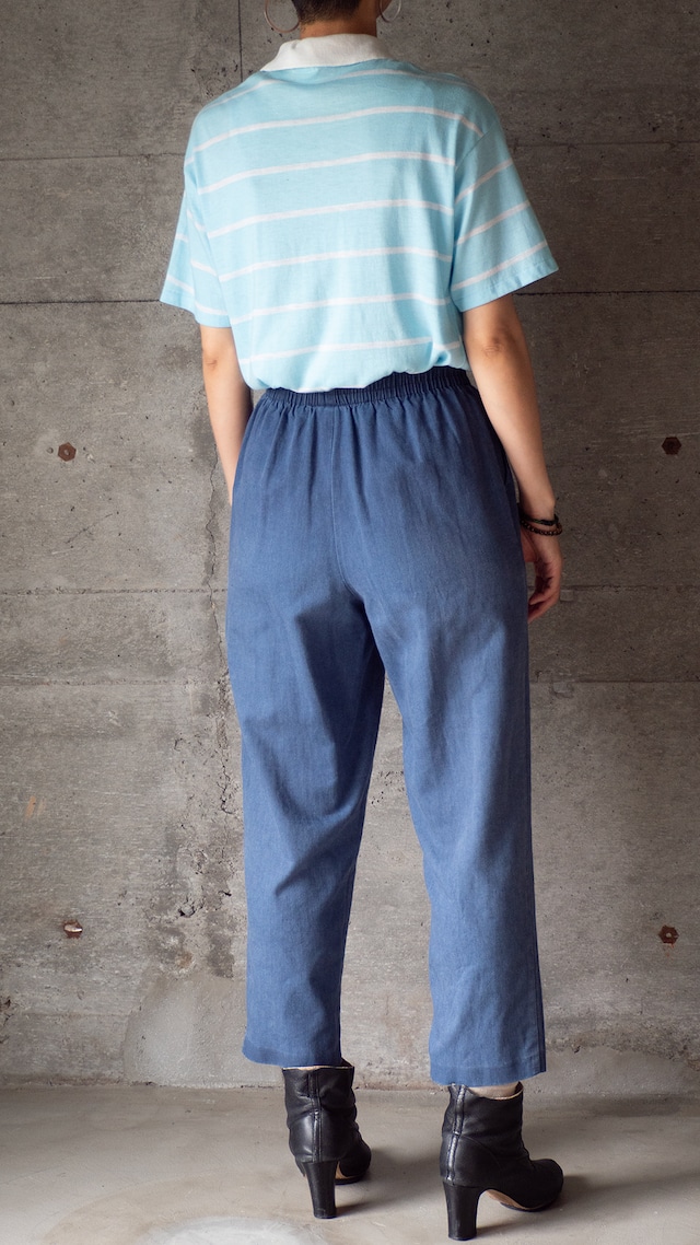 "PUT ON SHOP" 1970s Polo shirt
